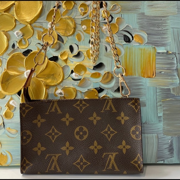 Louis Vuitton Bucket Pouch Pochette Crossbody Bag Purse - Picture 2 of 7